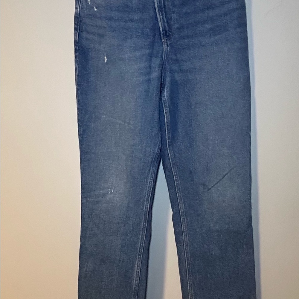 Abercrombie and Fitch 90s straight ultra high rise jeans size 27/4 medium wash - Picture 3 of 11